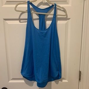 Lululemon blue racerback tank